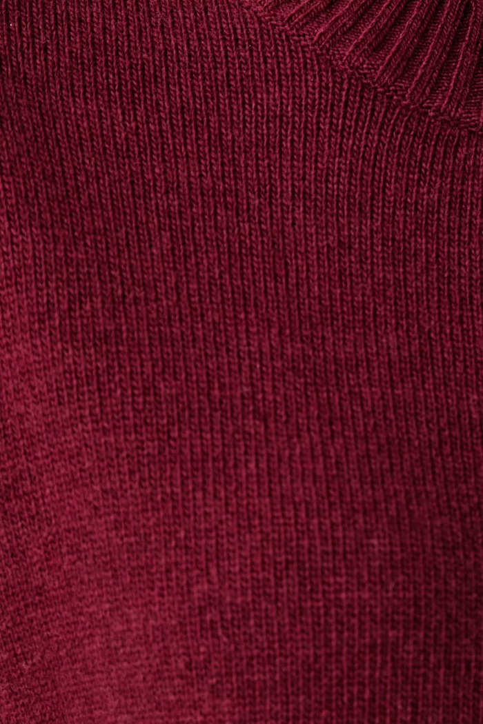 Sveter dámsky s vlnou United Colors of Benetton burgundské 1SJWD10HR