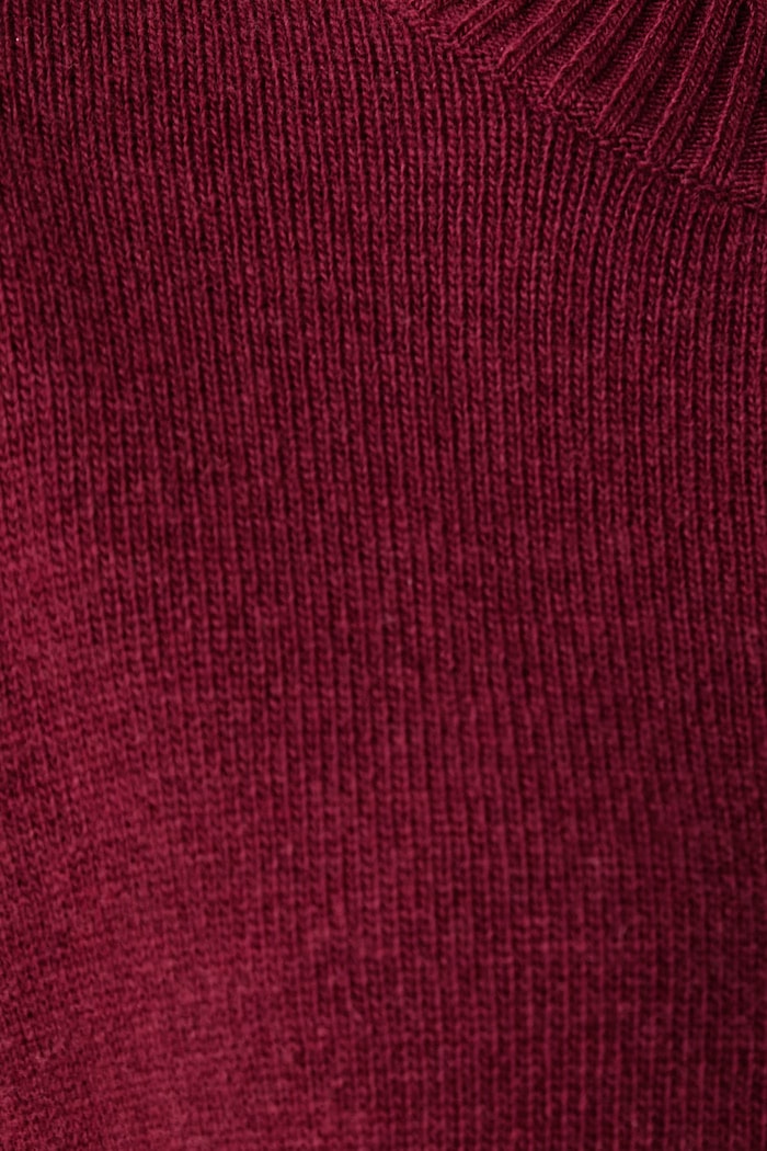 Sveter dámsky s vlnou United Colors of Benetton burgundské 1SJWD10HR