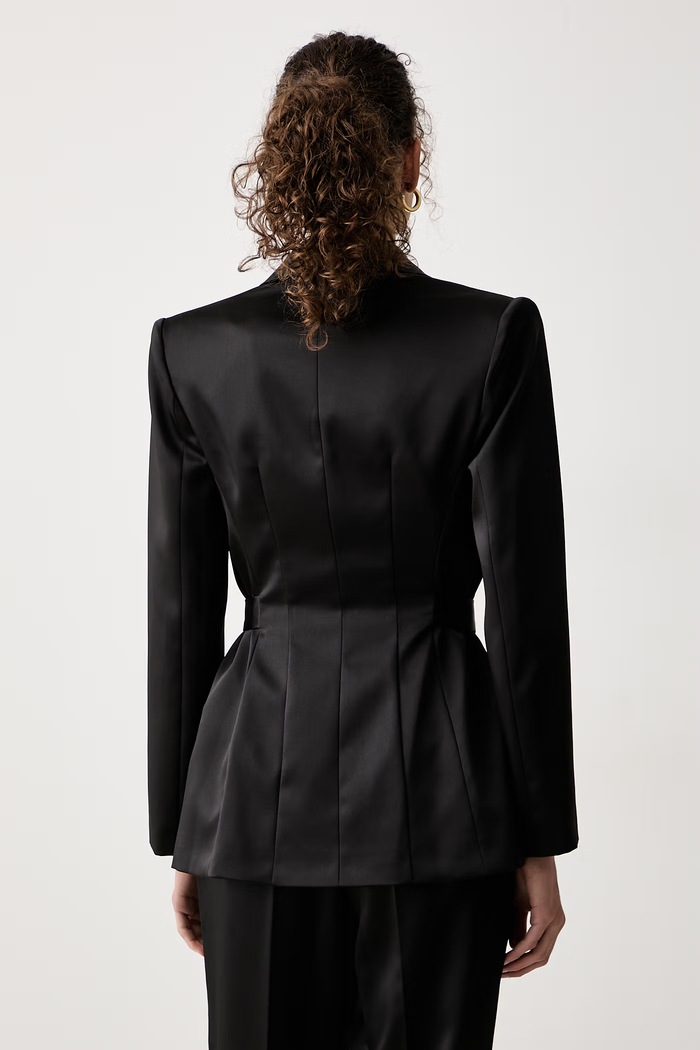 Odzież Elisabetta Franchi Marynarka damska GI27966E2 czarny