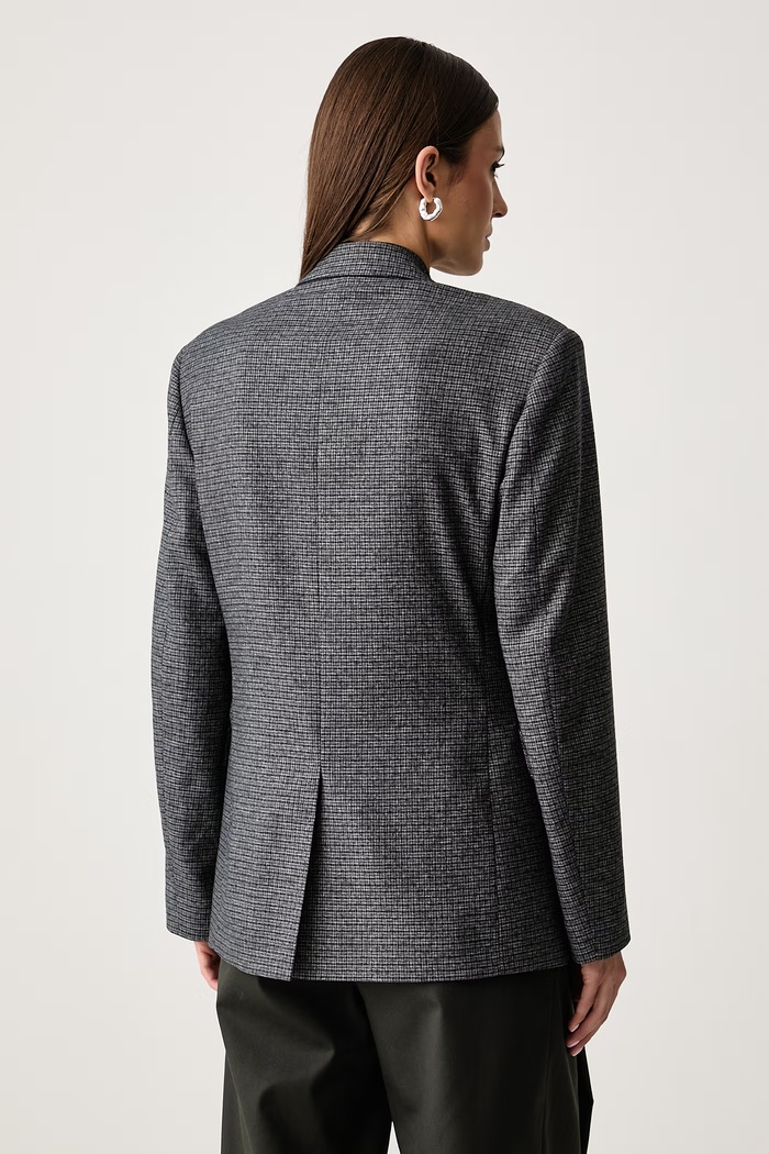 Abbigliamento MSGM Giacca monopetto da donna 4141MDG11.267609 grigio