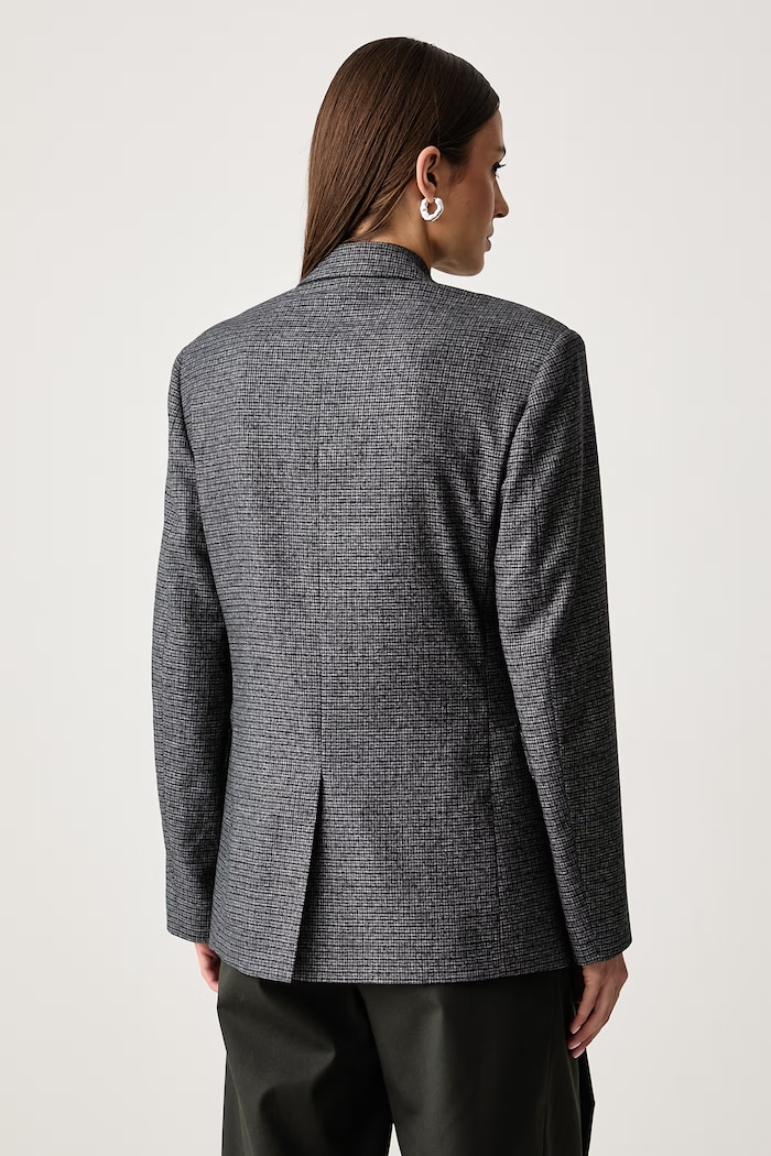 Abbigliamento MSGM Giacca monopetto da donna 4141MDG11.267609 grigio