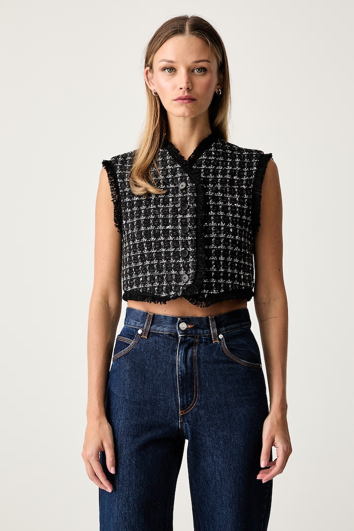 MSGM vesta dámska s bavlnou čierna 4141MDW01A.267506