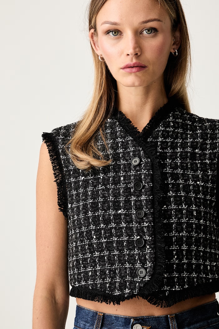 MSGM vesta dámska s bavlnou čierna 4141MDW01A.267506