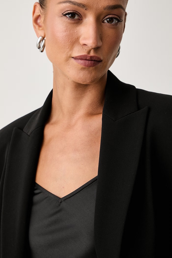 Patrizia Pepe marynarka dwurzędowa damska czarny 8S0106.C8001