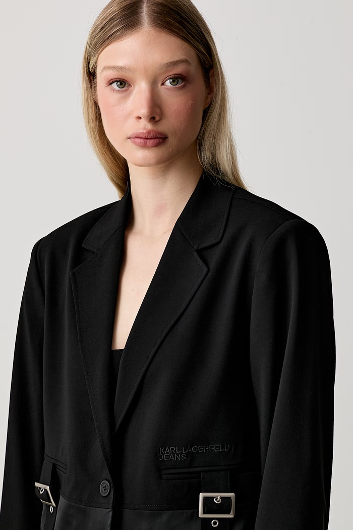 Karl Lagerfeld Jeans enoredni suknjič ženski črna B3W14003
