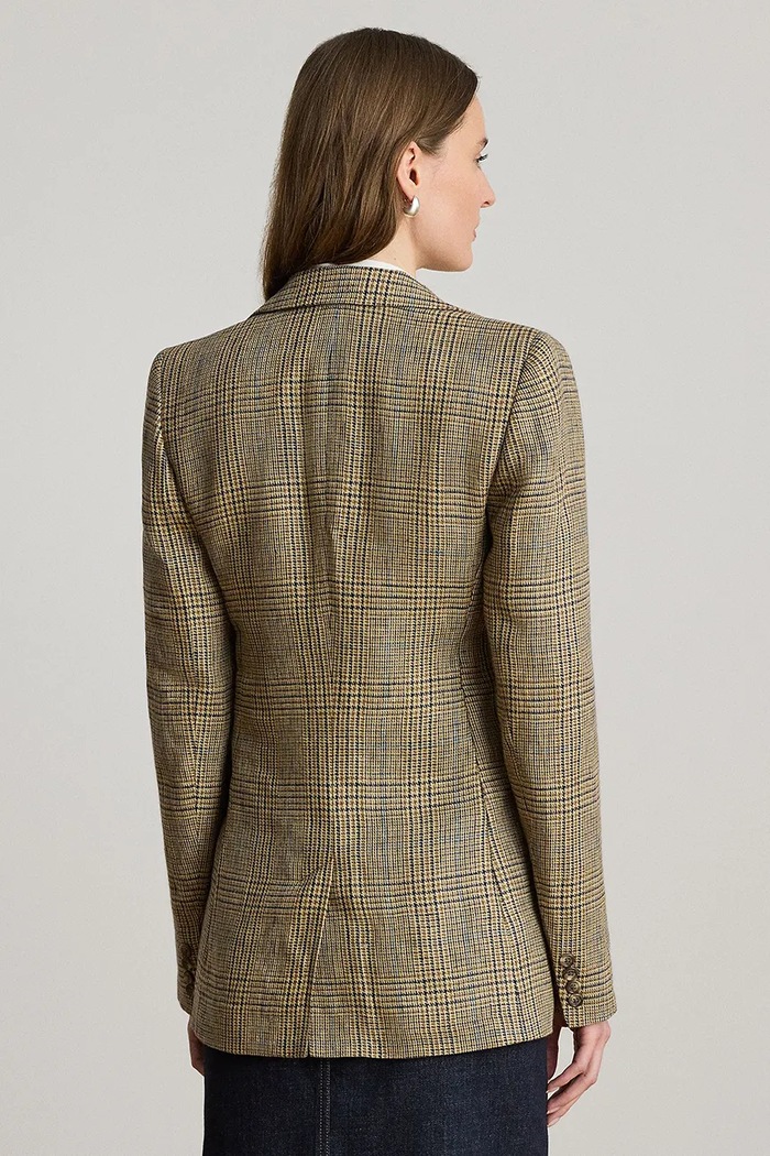 Lauren Ralph Lauren marynarka damska 200P14006 beżowy AW26