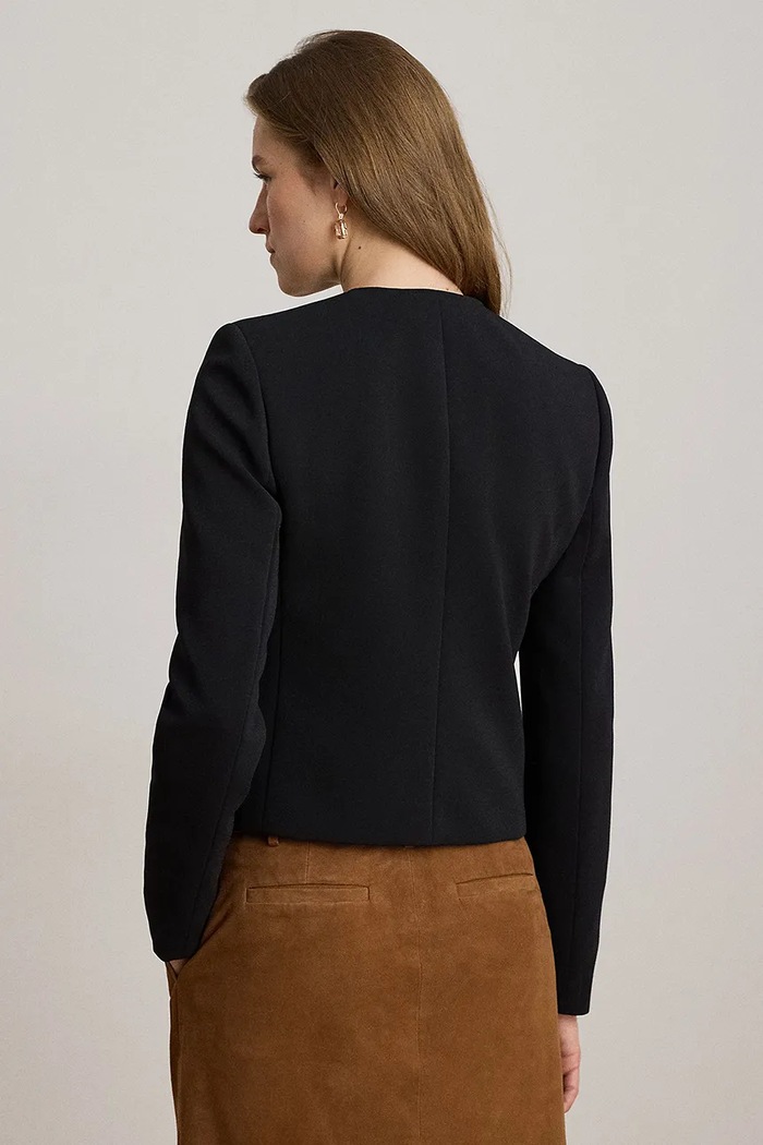 Lauren Ralph Lauren marynarka dwurzędowa damska 200B24610 czarny AW26