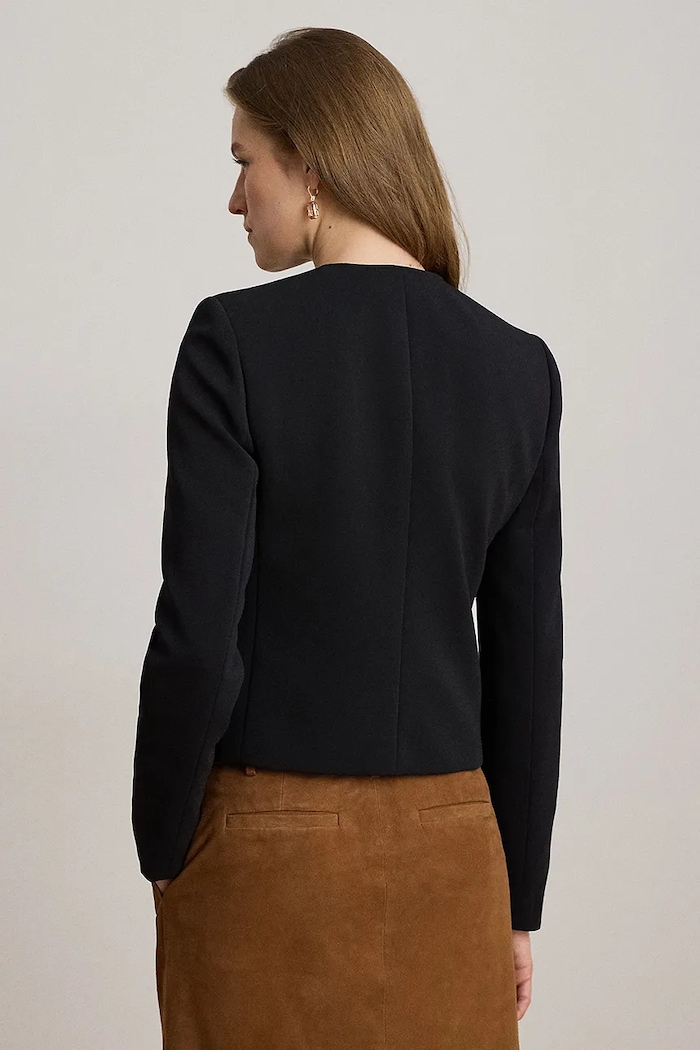 Lauren Ralph Lauren marynarka dwurzędowa damska 200B24610 czarny AW26