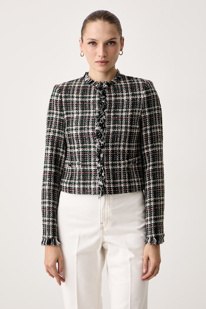 Twinset Giacca da donna con cotone nero 262AT2010