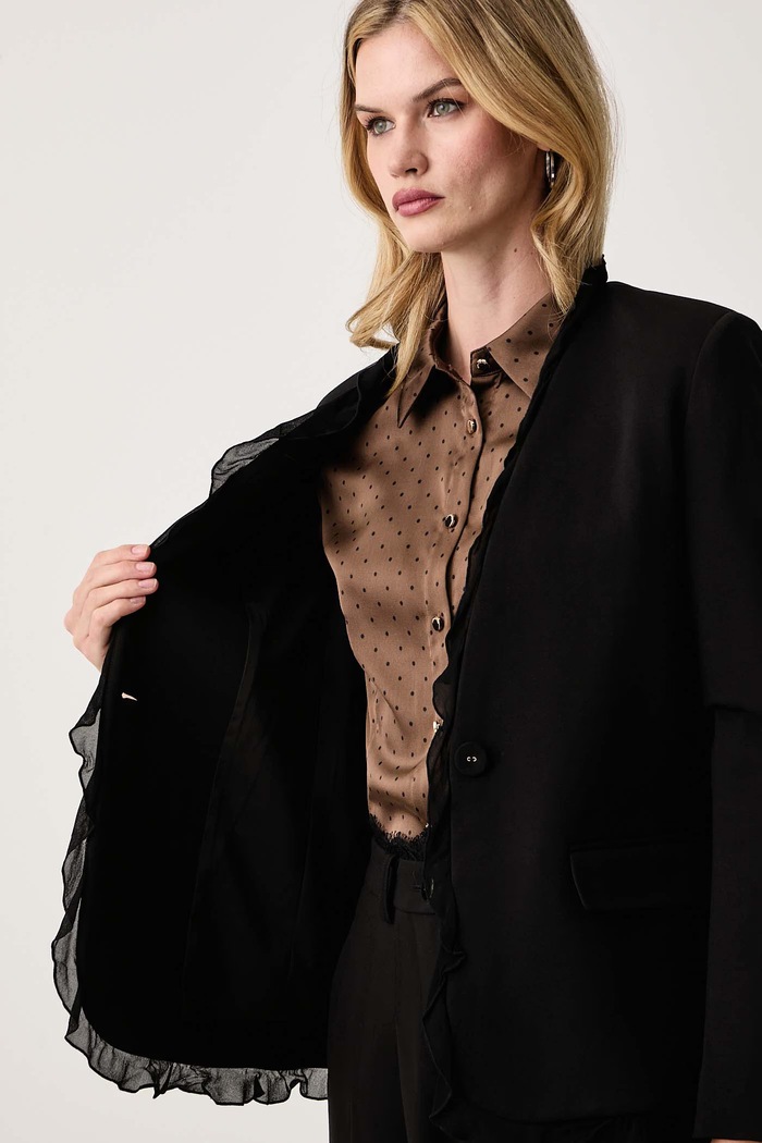 Twinset Jednoradové sako dámske s viskózou 262TP2275