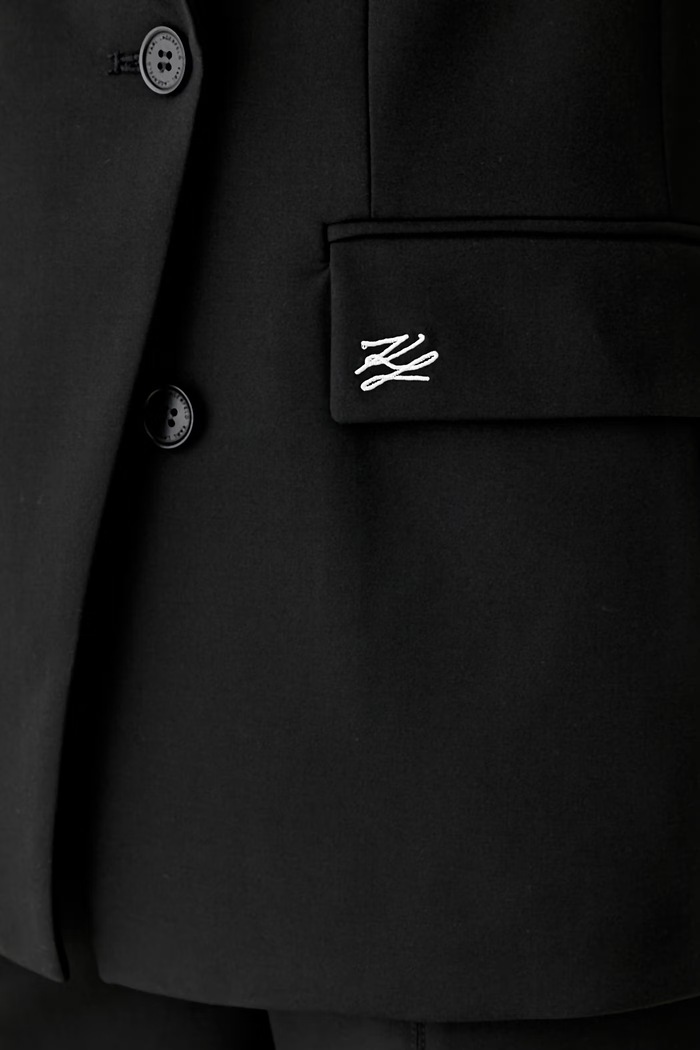 Karl Lagerfeld σταυρωτό γιλέκο γυναικείο B3W14028 μαύρο