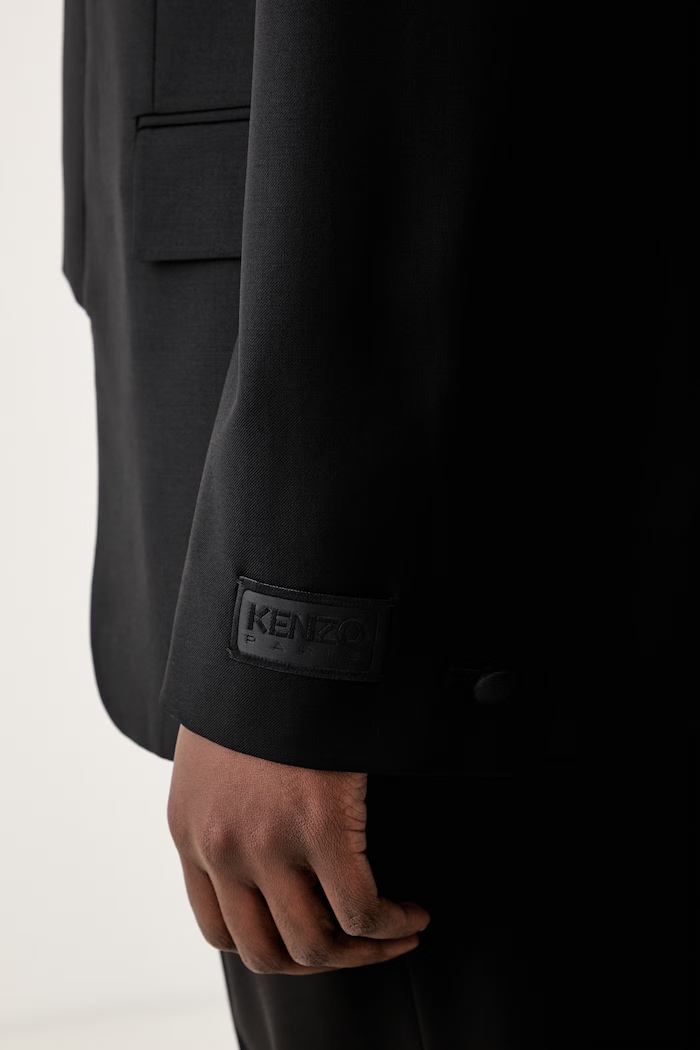 Kenzo marynarka damska wełniana FG62VE2929TV czarny