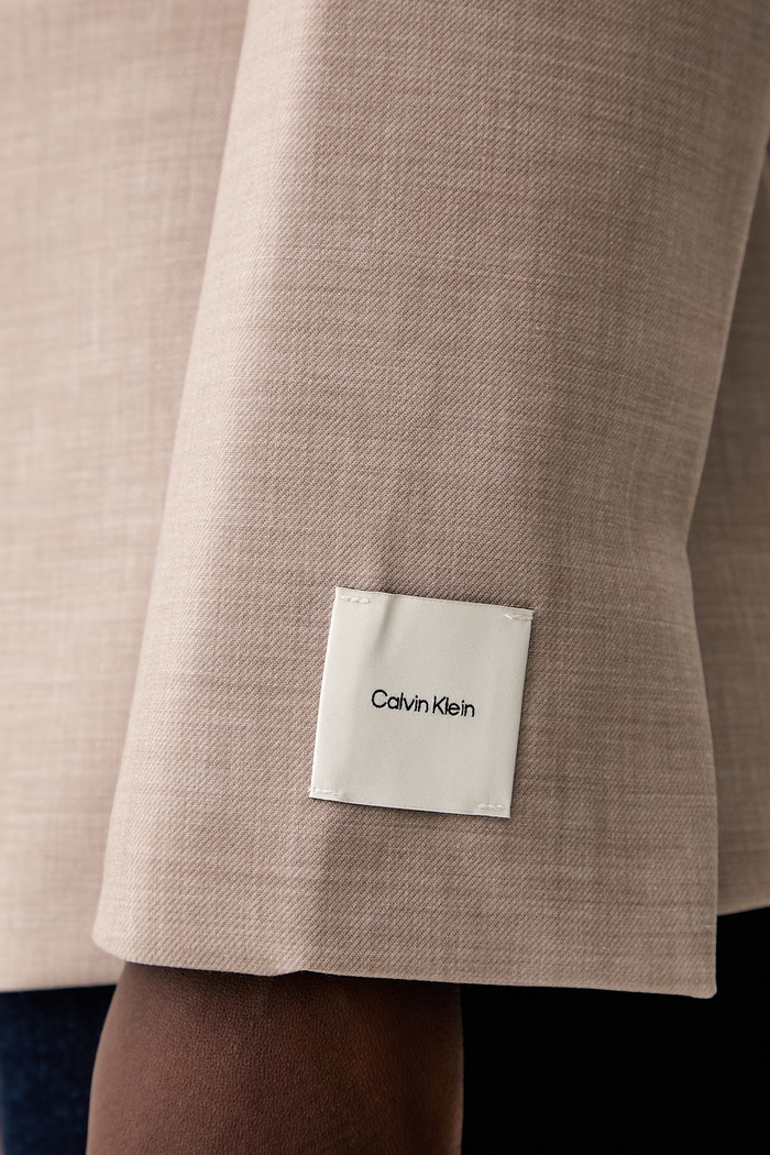 Calvin Klein jednoradové sako dámske LV044F413G béžová