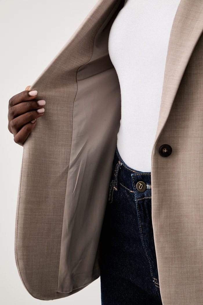 Calvin Klein jednoradové sako dámske LV044F413G