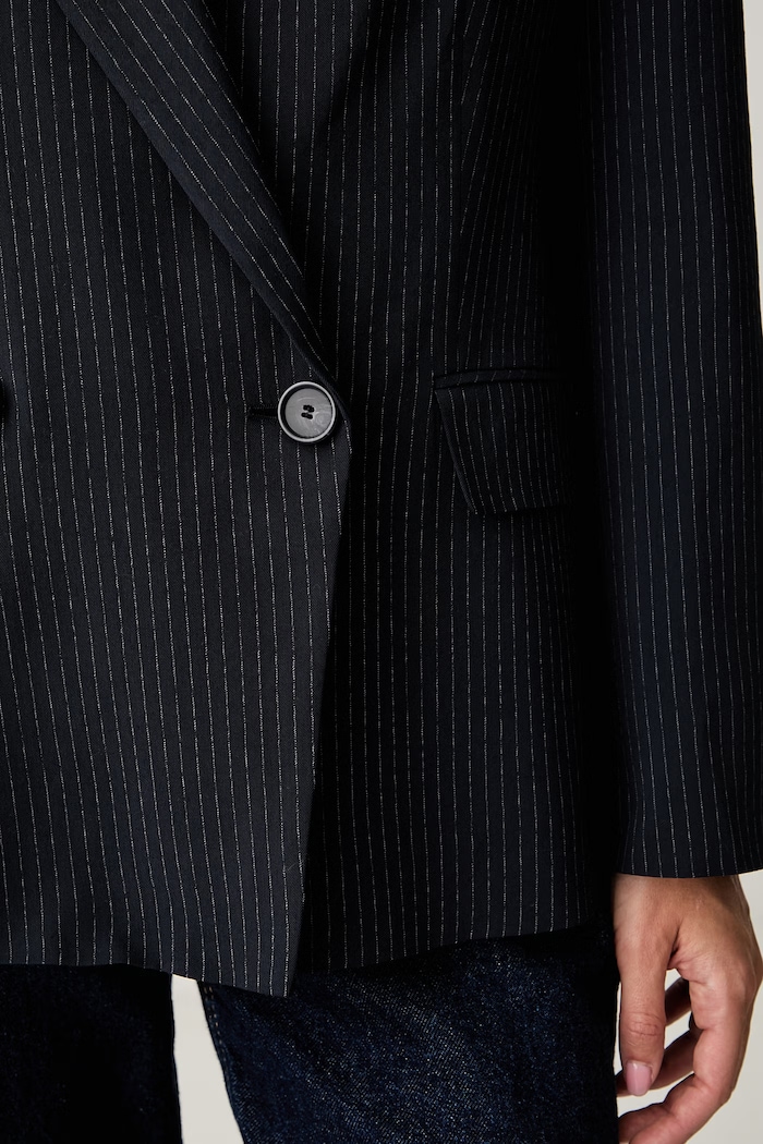 BOSS dvouřadé sako dámské s viskózou Jaleto12 50564480 námořnická modř