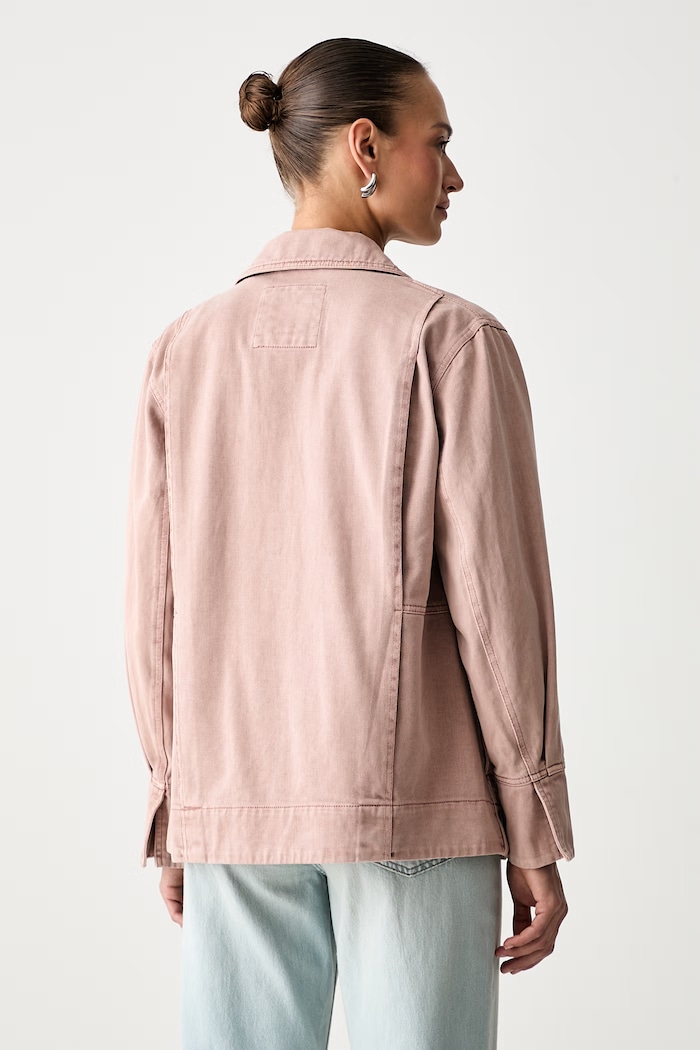 Odjeća BOSS Orange jakna za žene traper C_Jashirt-D 50563055 roza
