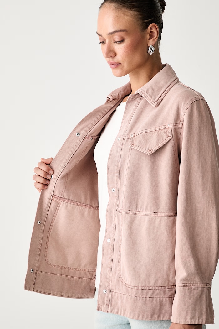 BOSS Orange jakna za žene traper C_Jashirt-D 50563055