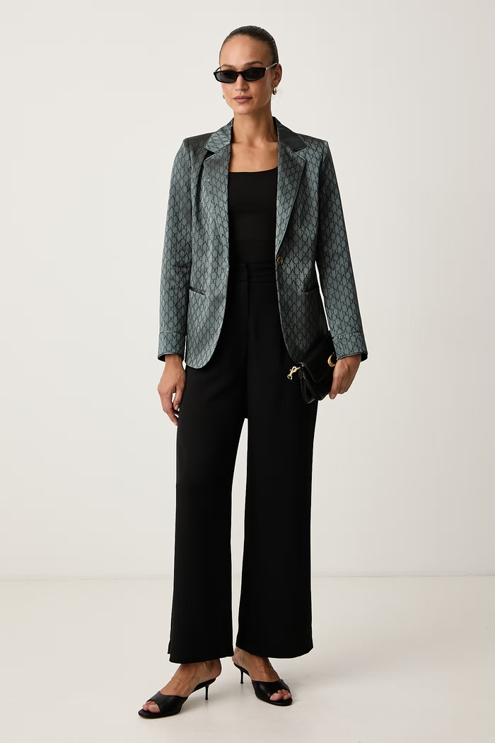 Marciano by Guess Marynarka damska z wiskozą SIENNA G6BN07.W4399 zielony AW26