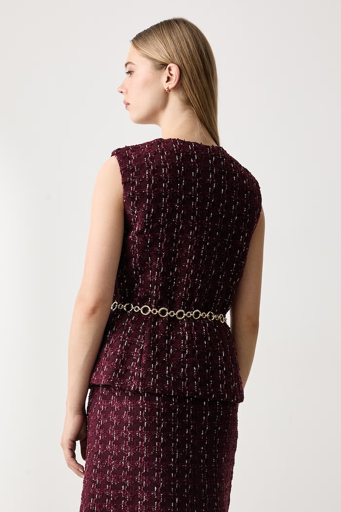 Odjeća Marciano by Guess Prsluk za žene s dodatkom vune GENEVE G6BN03.W4327 bordo