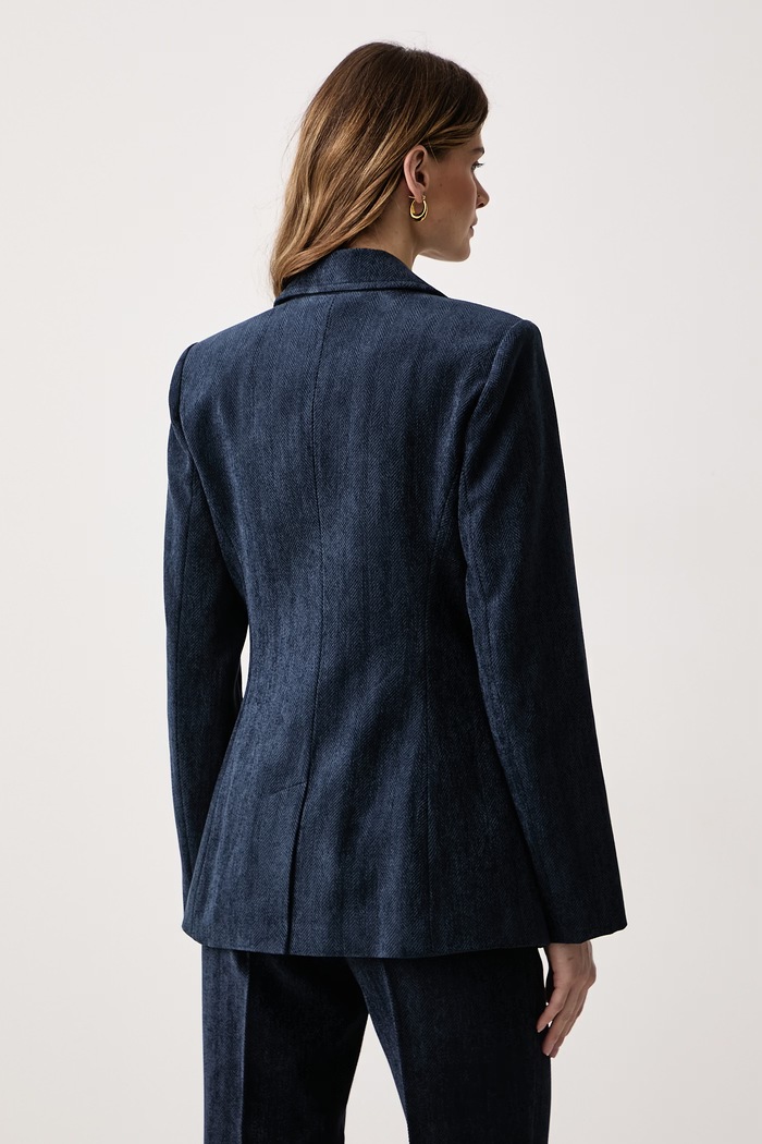 Îmbrăcăminte Marciano by Guess Sacou cu două rânduri de nasturi pentru femei LILLE G6BN02.W4298 bleumarin
