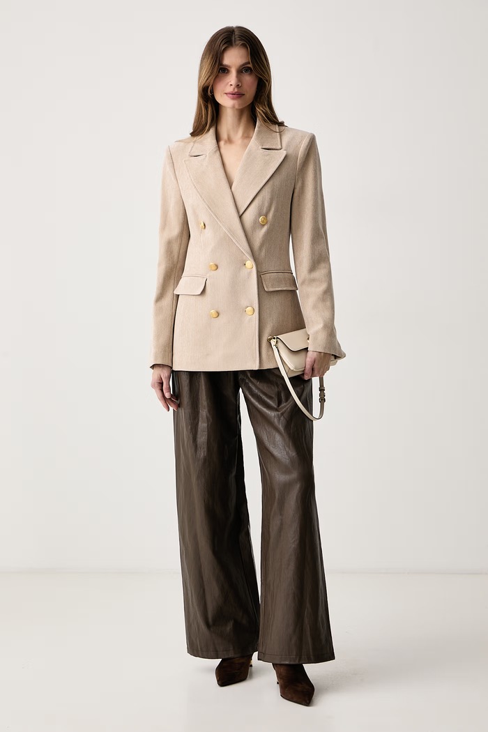 Marciano by Guess Marynarka dwurzędowa damska LILLE G6BN02.W4298 beżowy AW26