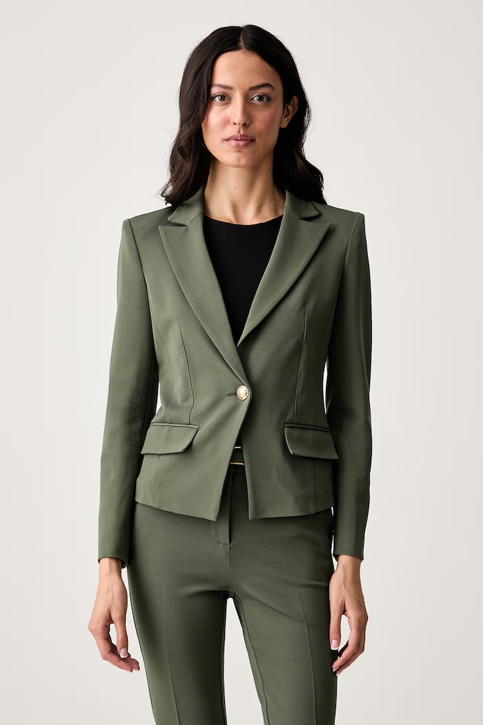 Marciano by Guess marynarka damska z wiskozą CYRINE zielony G6YN04.K4746