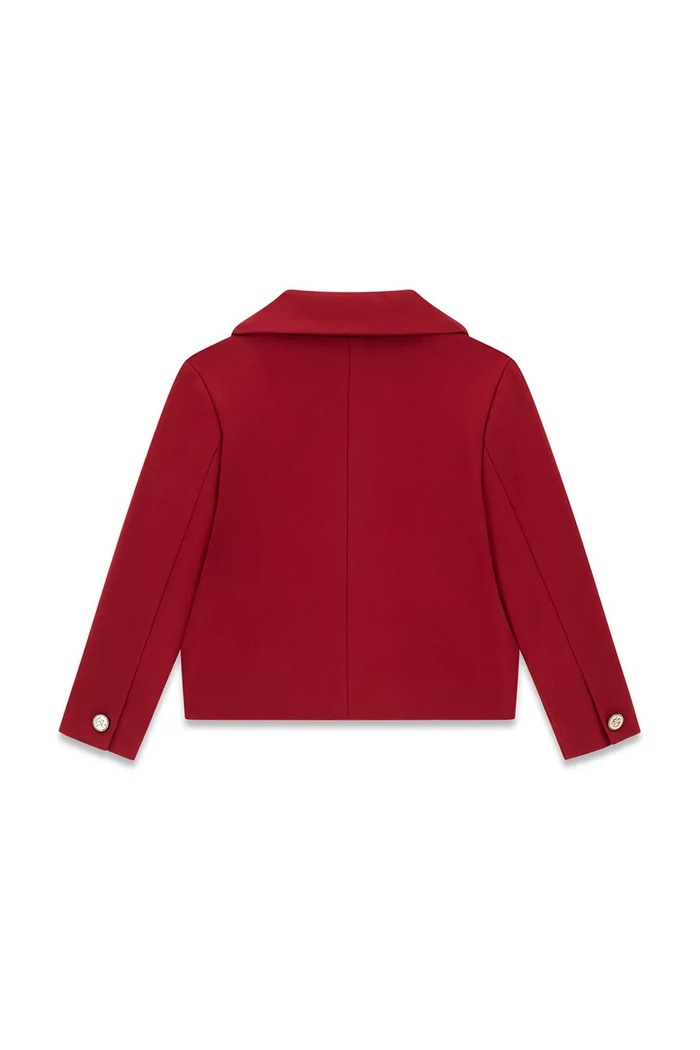 Guess Marynarka dziecięca z wiskozą K6BN02.K5926.9BY2 bordowy AW26