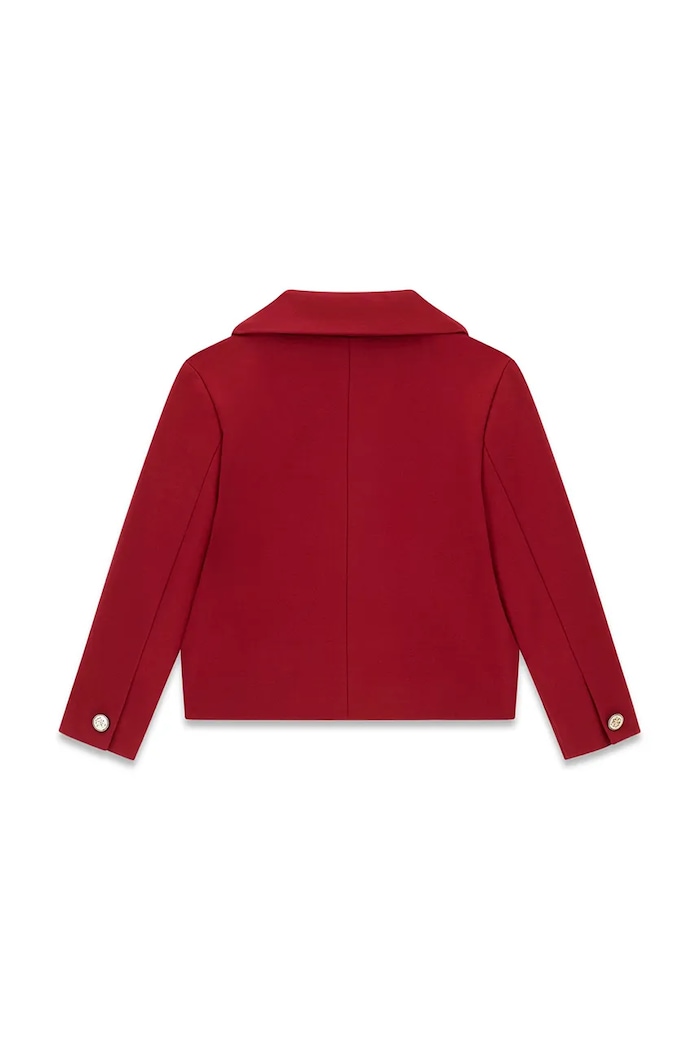 Guess Marynarka dziecięca z wiskozą K6BN02.K5926.9BY2 bordowy AW26