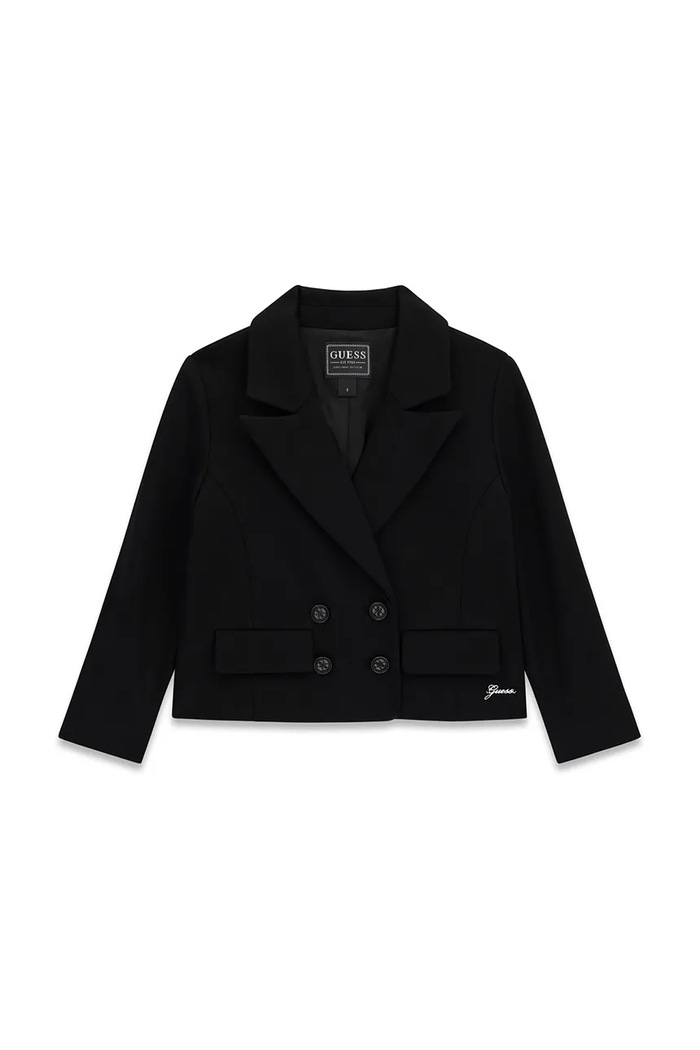 Guess Marynarka dziecięca z wiskozą czarny K6BN02.K5926.9BY2