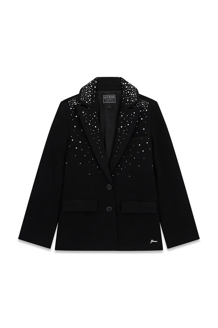 Guess Marynarka z wiskozą czarny J6BN01.K6031.9BY2