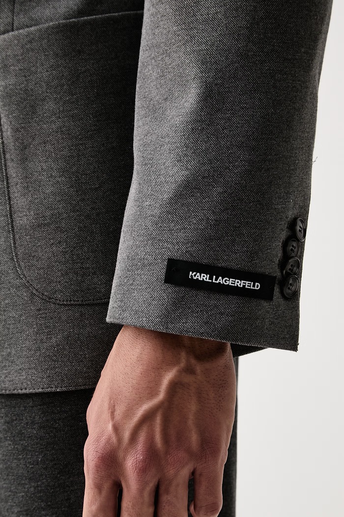 Karl Lagerfeld jednoredni sako za muškarce s viskozom 564007.155280