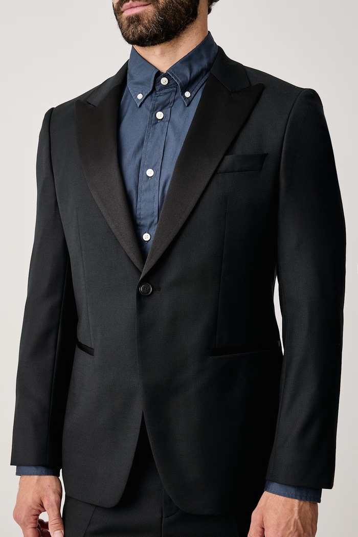 BOSS Costum pentru bărbați cu lână H-Huge-2Pcs-Tux-264 50571974