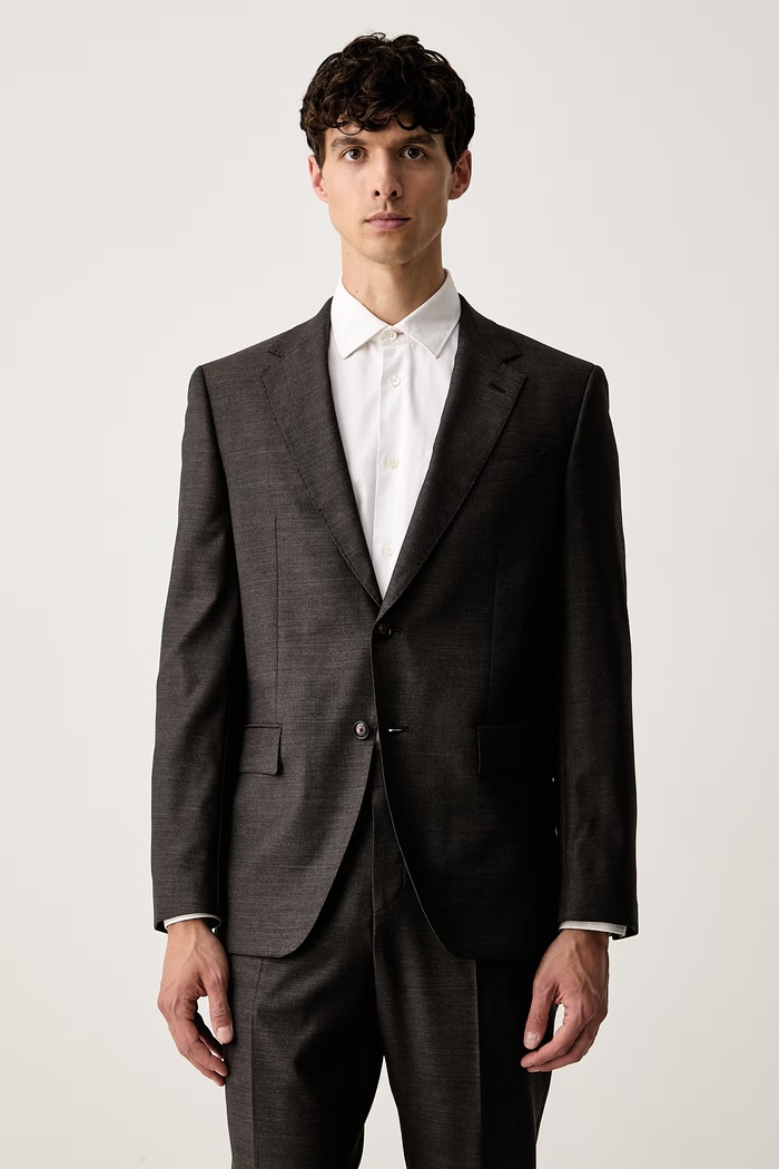BOSS dvodijelno odijelo za muškarce od vune H-Huge-2Pcs-263 50567237 smeđa