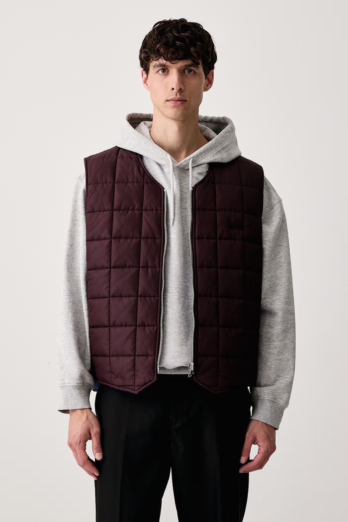 MSGM Bezrękawnik dwustronny męski 4140MW01A.267516 niebieski AW26