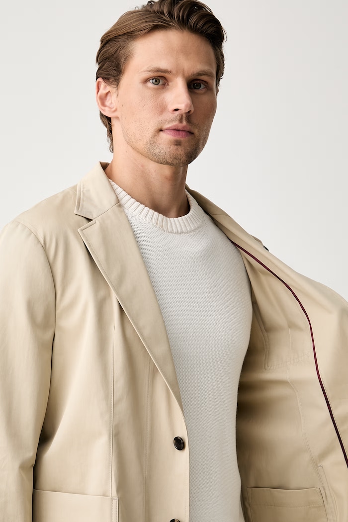 Tommy Hilfiger marynarka jednorzędowa męska bawełniana MW0MW43551