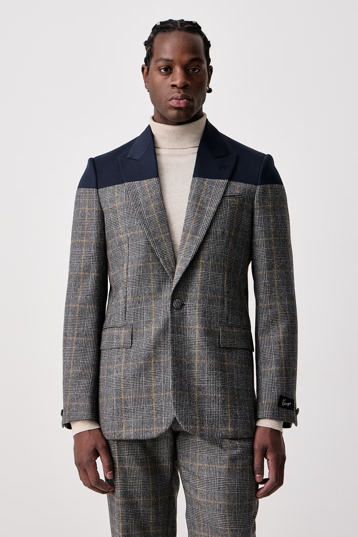 Kenzo Marynarka męska szary FG65VE1639PL