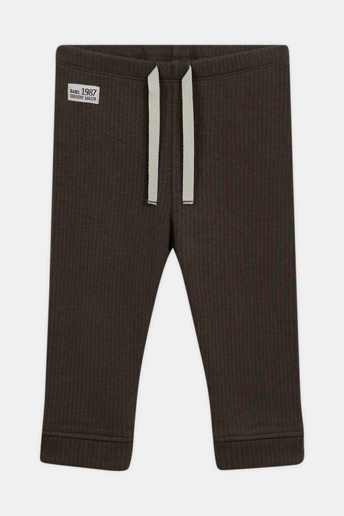 Sergent Major Legginsy dziecięce z bawełną brązowy 26H1BG61LG