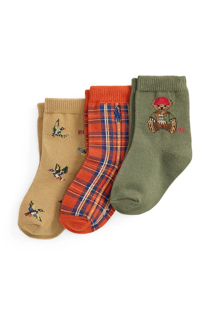 Polo Ralph Lauren Čarape za djecu 3-pack šarena 441P19555001