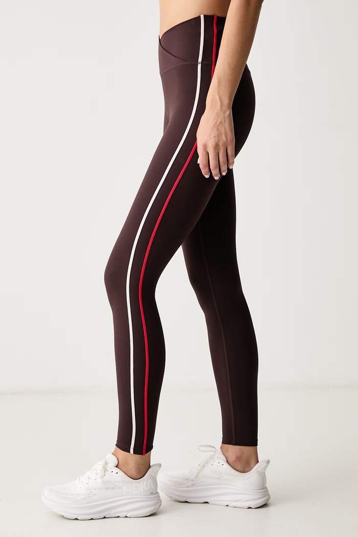 Legginsy sportowe damskie Clarity P.E Nation 263G058 brązowy