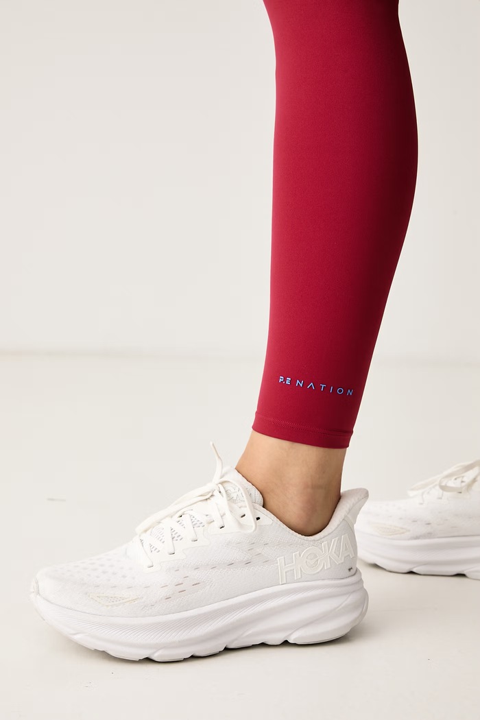 Legginsy sportowe damskie Reflect P.E Nation 261G080 czerwony