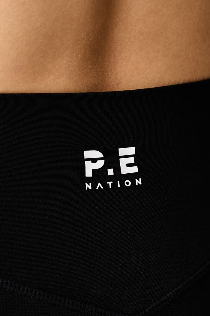 Legginsy sportowe damskie Striker P.E Nation czarny 263G094