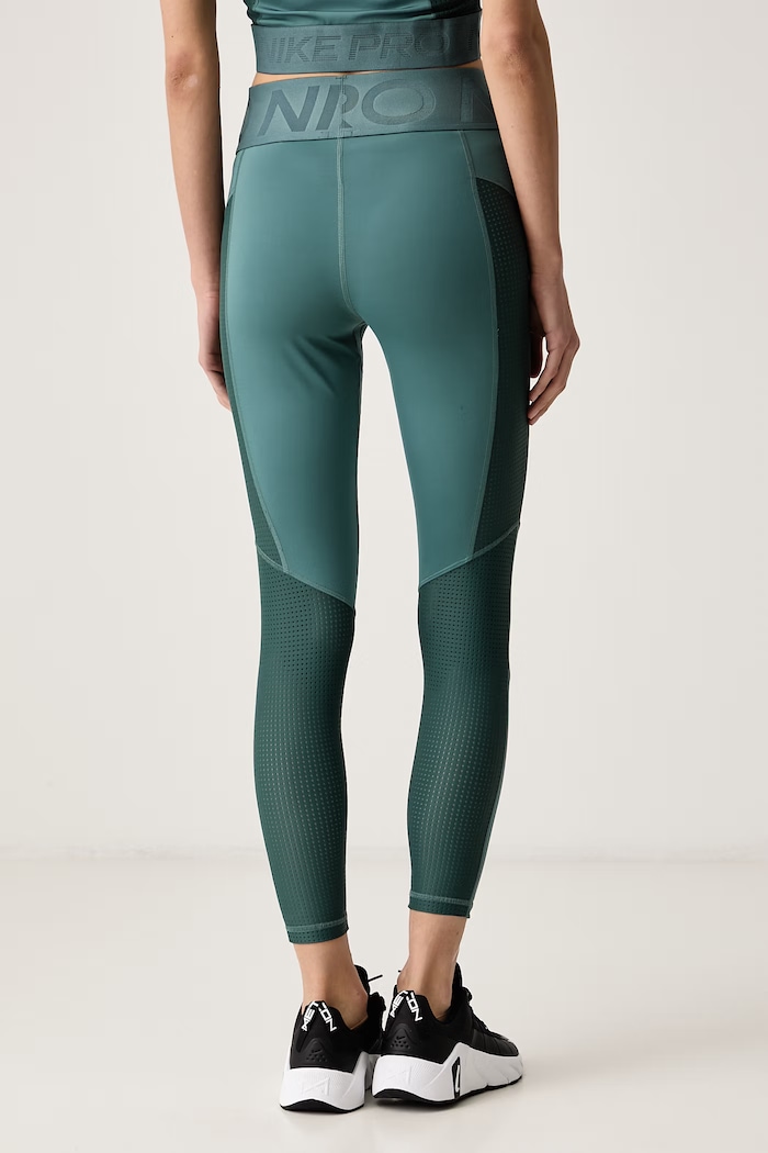 Odzież Nike Legginsy sportowe damskie Nike Pro Sculpt IB9144.382 turkusowy
