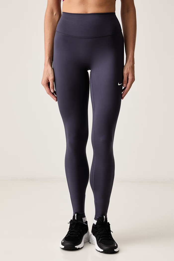 Nike Legginsy sportowe damskie Nike One Seamless Front szary HJ9195.014