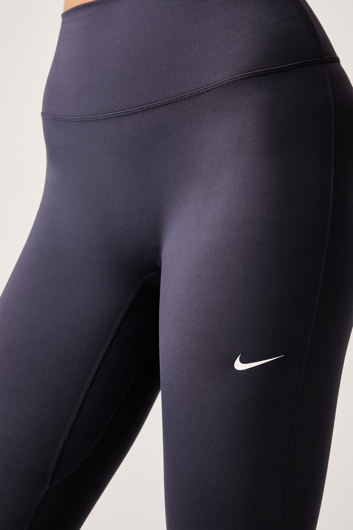 Legginsy sportowe damskie Nike One Seamless Front Nike HJ9195.014 szary