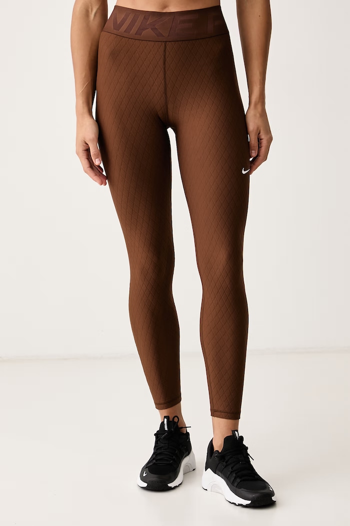 Nike Legginsy sportowe damskie Nike Pro Sculpt Therma-FIT brązowy IM9749.259
