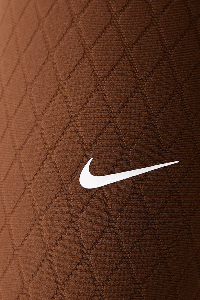 Legginsy sportowe damskie Nike Pro Sculpt Therma-FIT Nike IM9749.259 brązowy