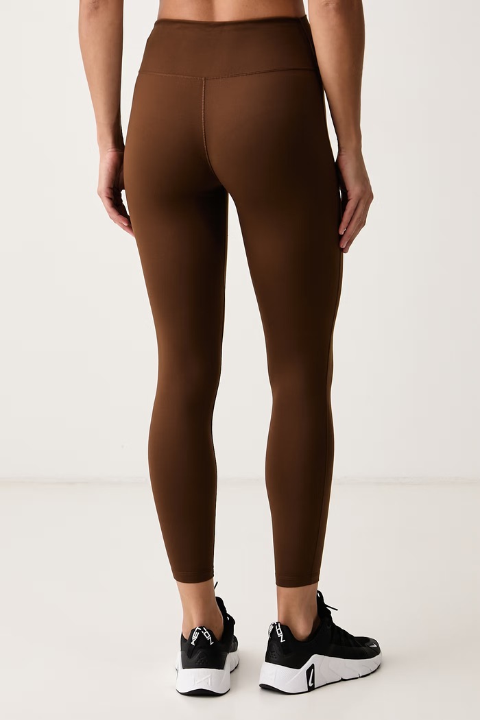 Odzież Nike Legginsy sportowe damskie Nike One IO0579.212 brązowy