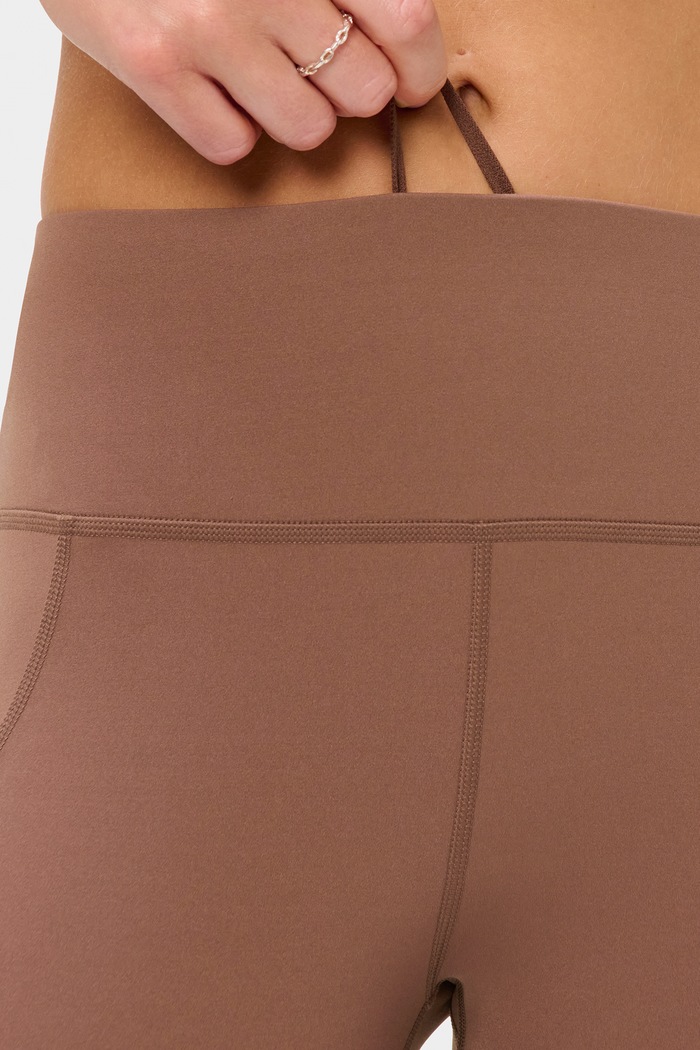 Legginsy sportowe damskie Power Workout Sweaty Betty SB5400 brązowy