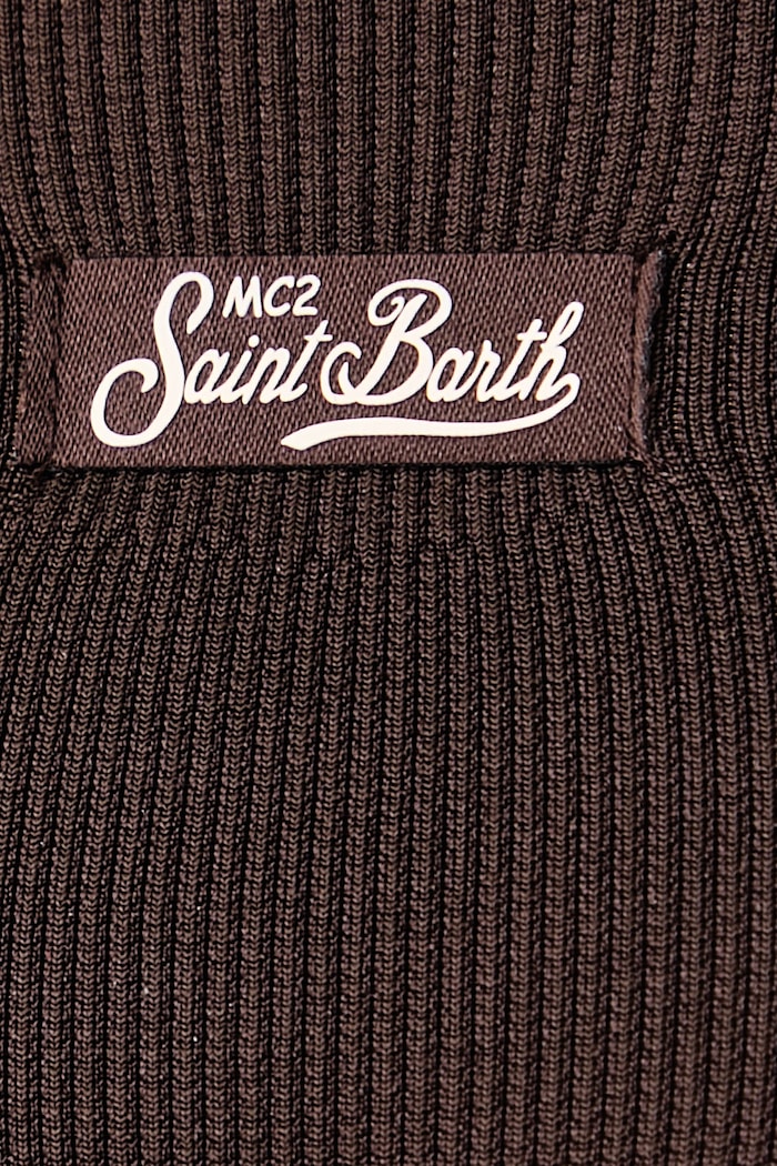 Odzież MC2 Saint Barth Legginsy damskie VEG0001 brązowy