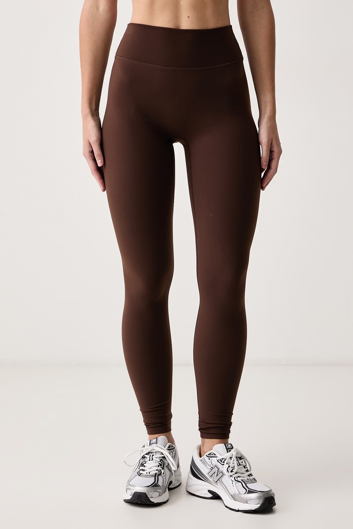 Le Privé Legginsy damskie COMFORT LEGGINS BRUN brązowy LP00897
